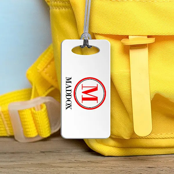 Circle Monogram Bag Tag