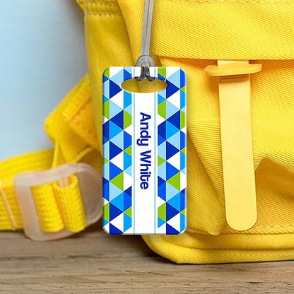 Geometric Bag Tag