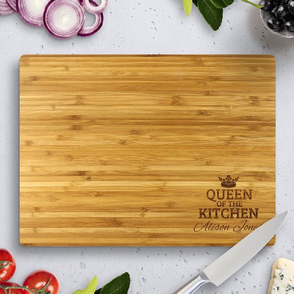 Queen Of The Kitchen Bamboo Cutting Boards 8x11