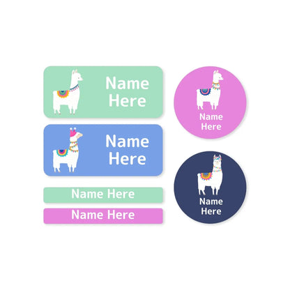 Llama Mixed Name Label Pack