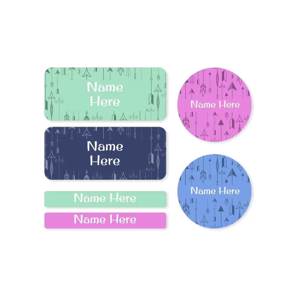 Arrows Mixed Name Label Pack