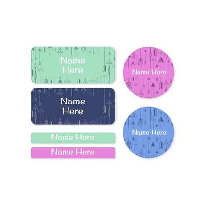 Arrows Mixed Name Label Pack