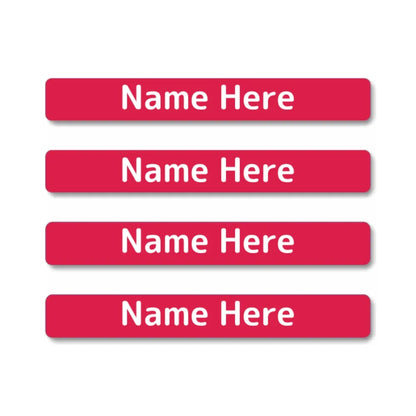 Single Colour Mini Name Labels