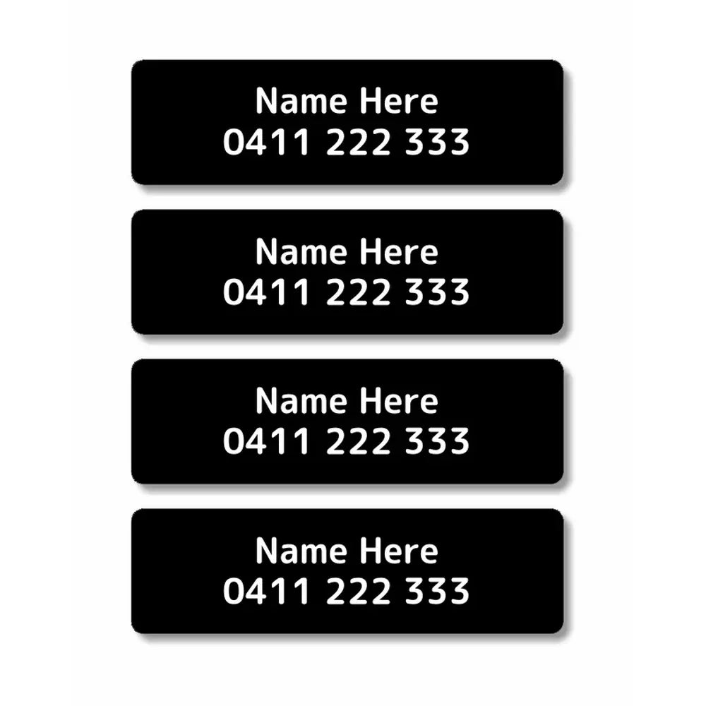 Single Colour Iron On Clothing Labels