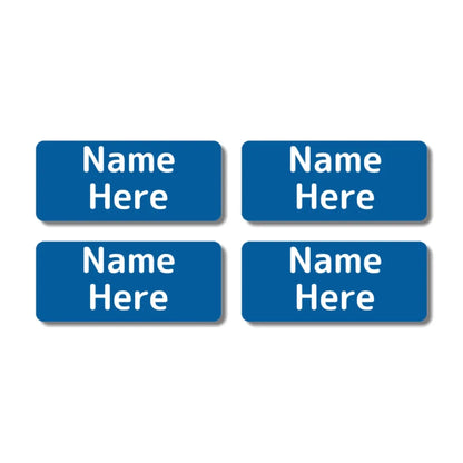 Single Colour Rectangle Name Labels