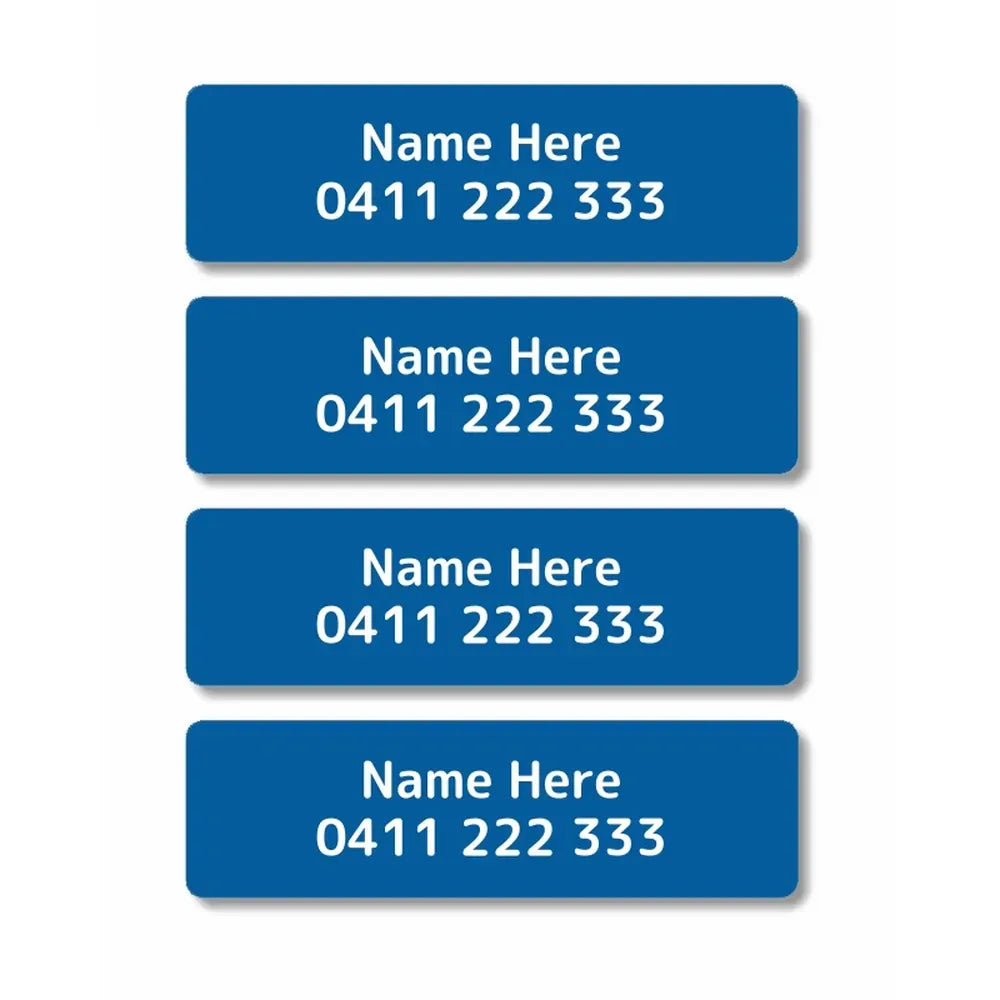 Single Colour Iron On Clothing Labels