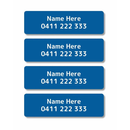 Single Colour Iron On Clothing Labels