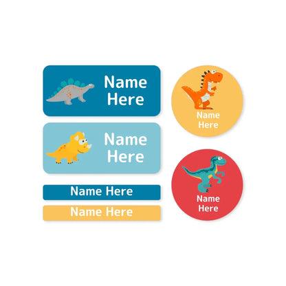Dinosaur Mixed Name Label Pack