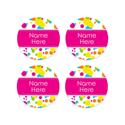 Bubbles Round Name Labels