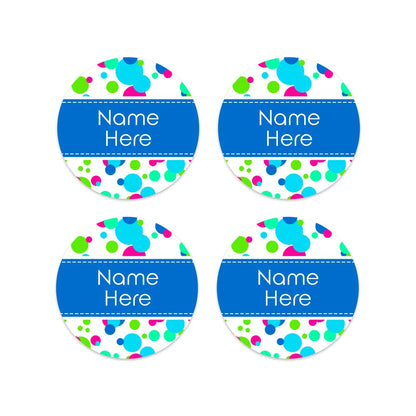 Bubbles Round Name Labels