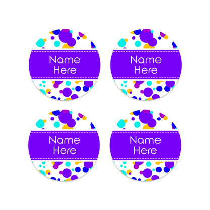 Bubbles Round Name Labels
