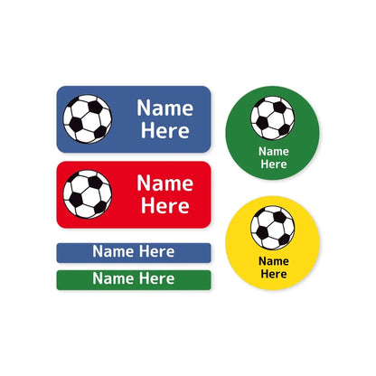 Soccer Ball Mixed Name Label Pack