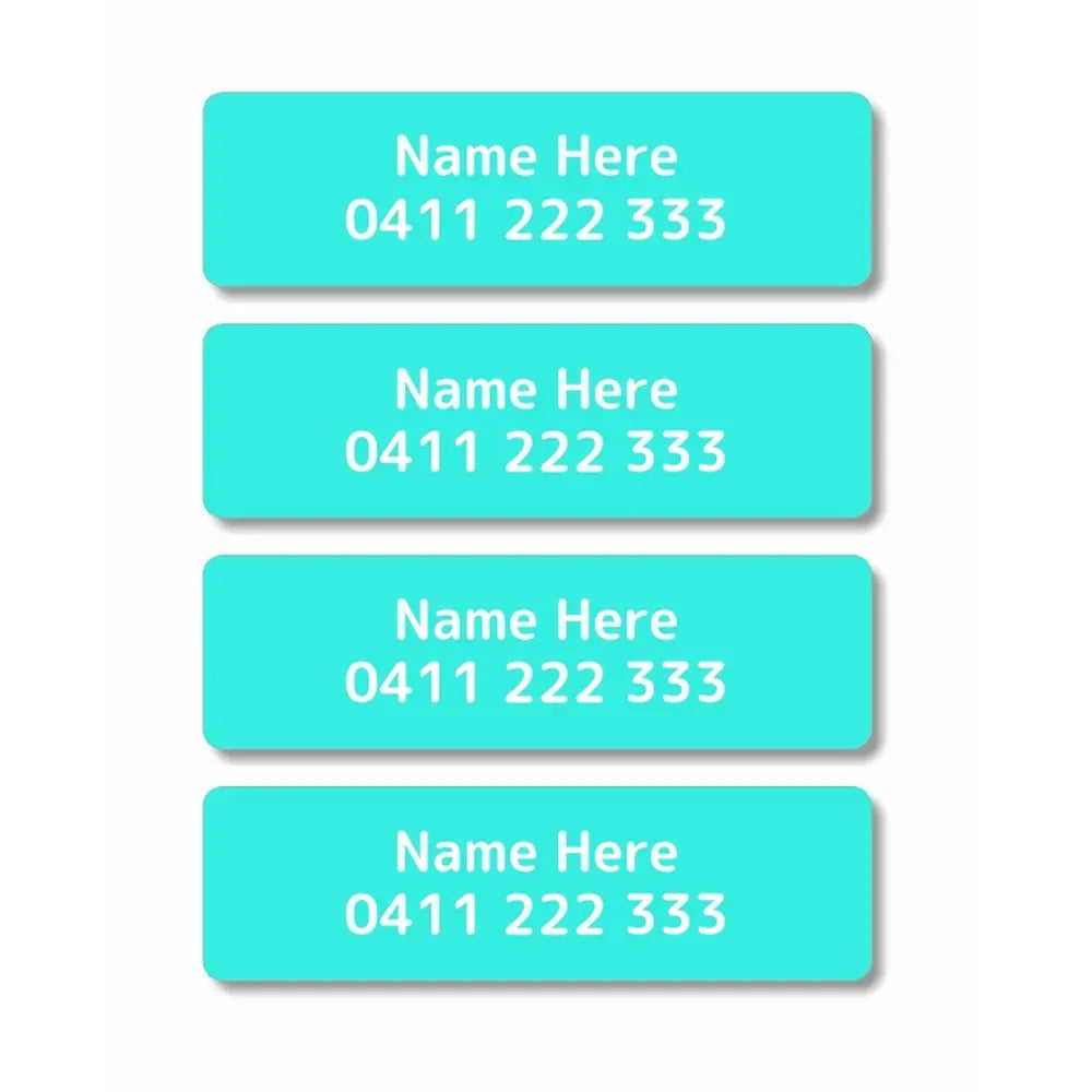 Single Colour Iron On Clothing Labels