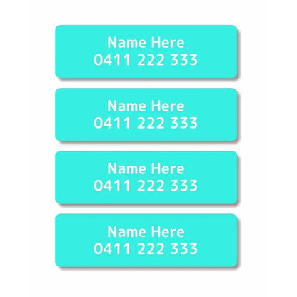 Single Colour Iron On Clothing Labels