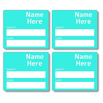 Single Colour School Book Labels