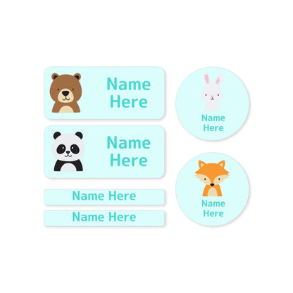 Woodland Animals Mixed Name Label Pack