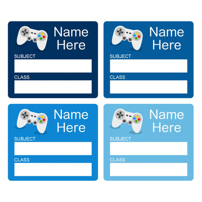 Gaming School Book Labels
