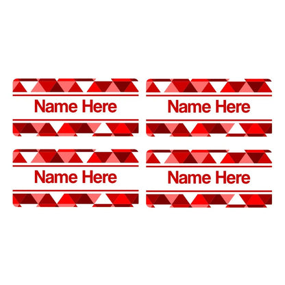 Geometric Rectangle Name Labels