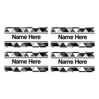 Geometric Rectangle Name Labels