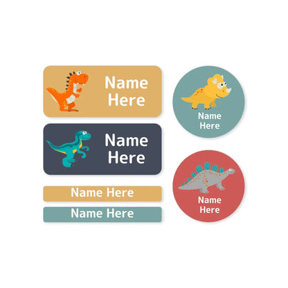 Dinosaur Mixed Name Label Pack