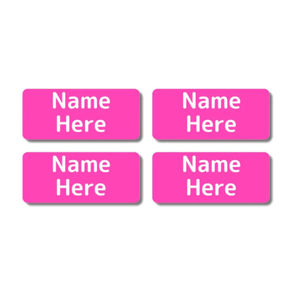 Single Colour Rectangle Name Labels