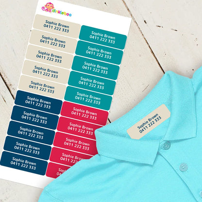 Sailing Iron On Clothing Labels