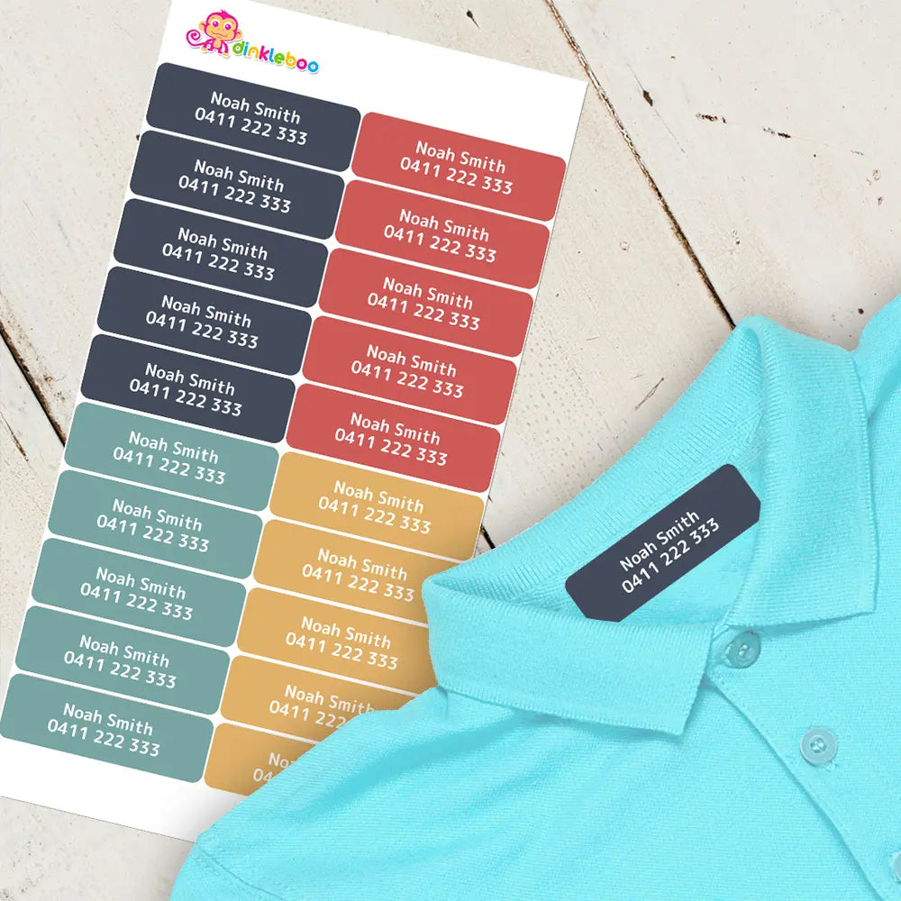 Horizon Iron On Clothing Labels