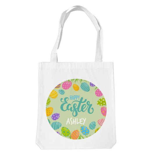 Easter Hunt White Tote Bag
