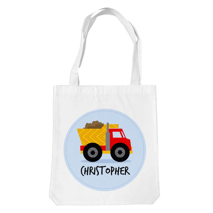 Truck White Tote Bag