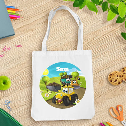 Building Friends White Tote Bag