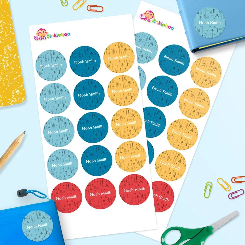 Arrows Round Name Labels