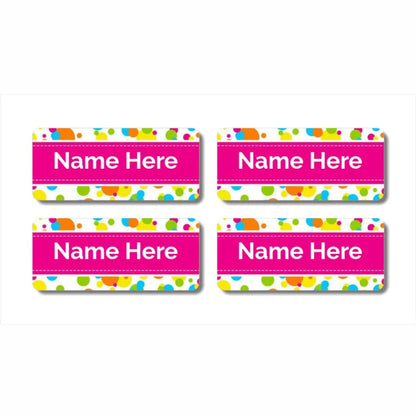 Bubbles Rectangle Name Labels