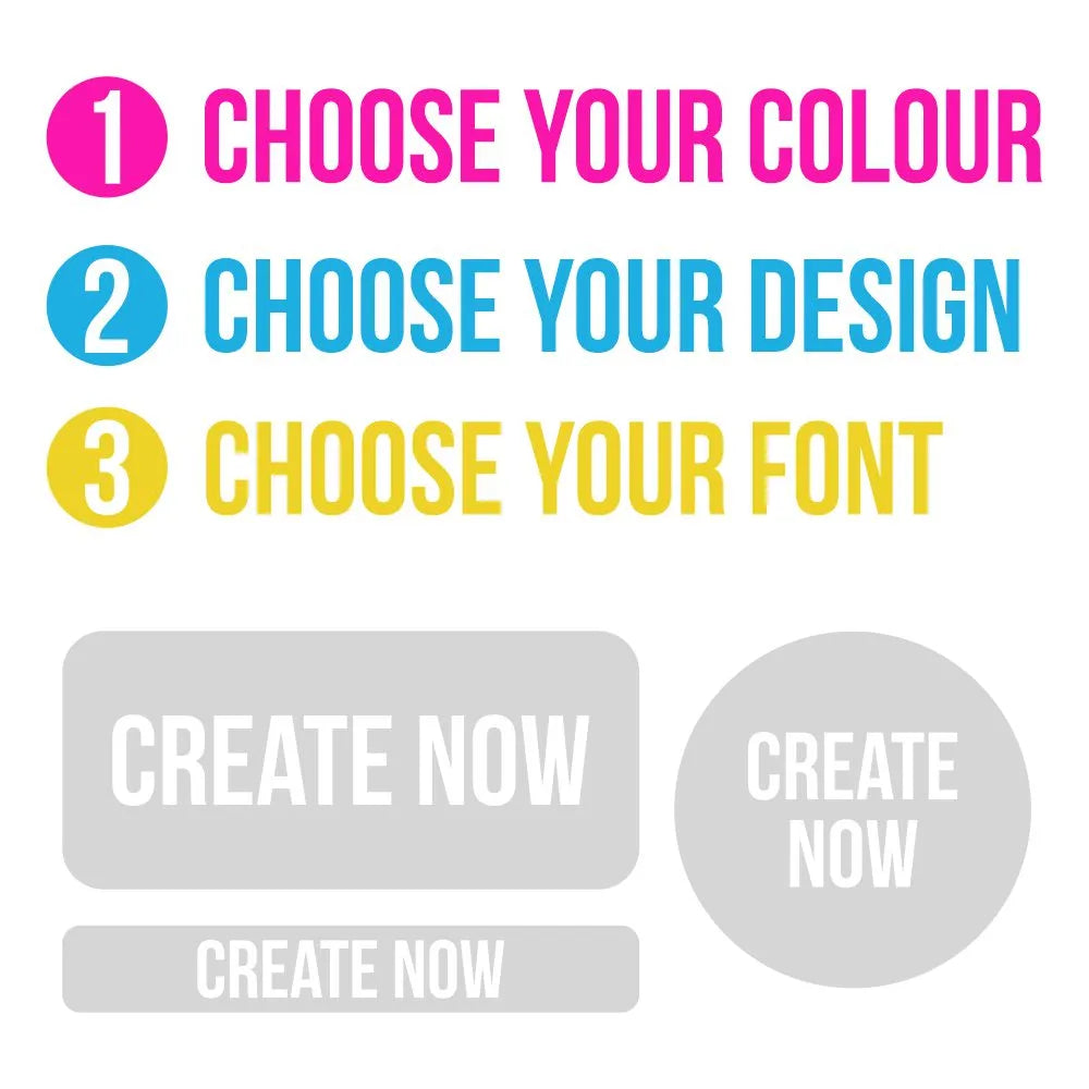 Create Your Own Mixed Name Label Pack