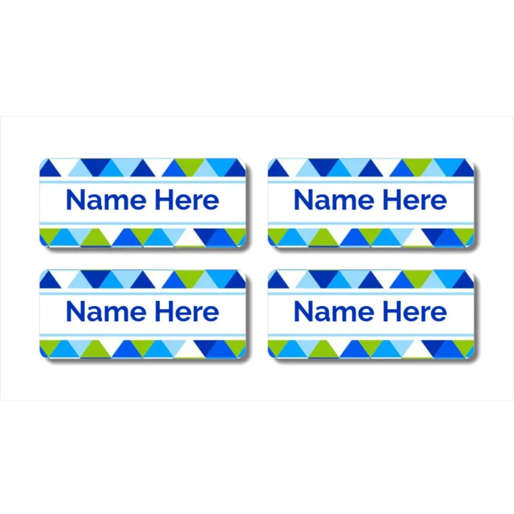 Geometric Rectangle Name Labels
