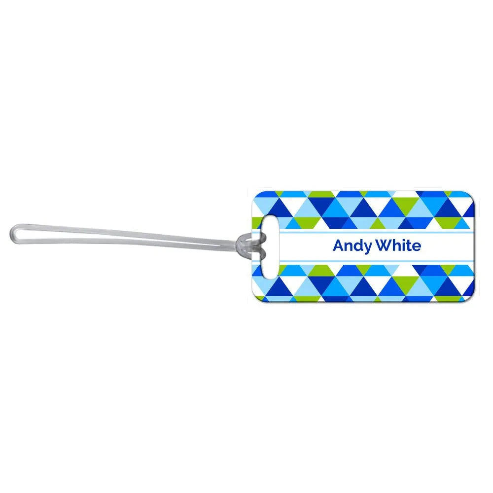 Geometric Bag Tag