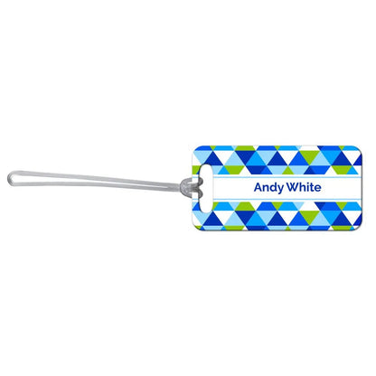 Geometric Bag Tag