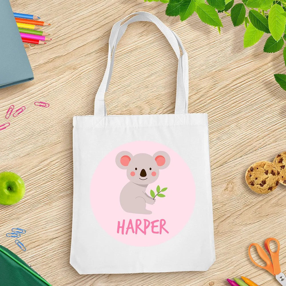 Koala White Tote Bag