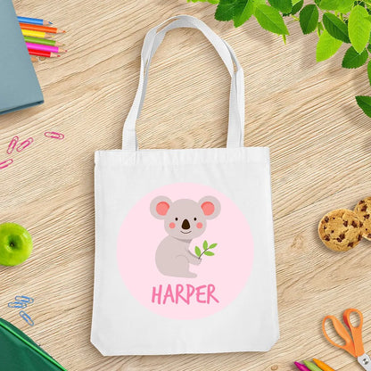 Koala White Tote Bag