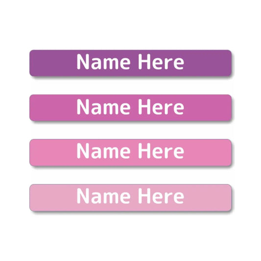 Magenta Mini Name Labels