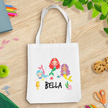 Mermaids White Tote Bag