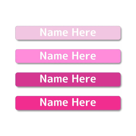 Pinks Mini Name Labels