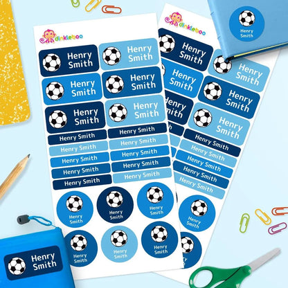 Soccer Ball Mixed Name Label Pack