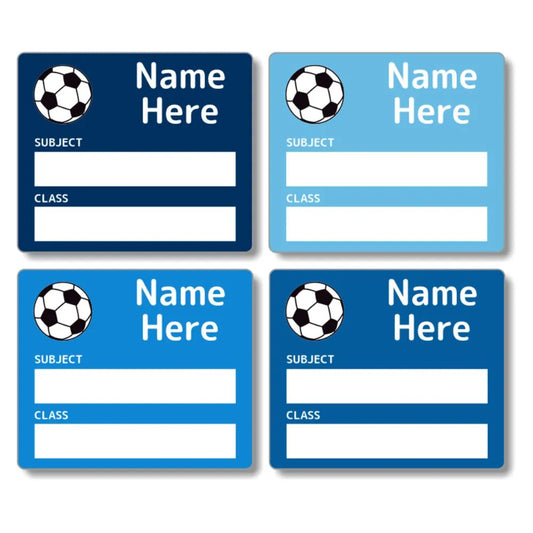 Soccer Ball School Book Labels