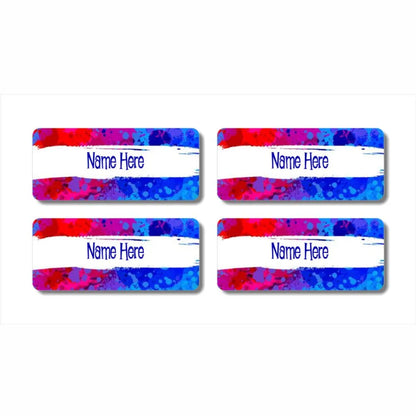 Splatter Rectangle Name Labels