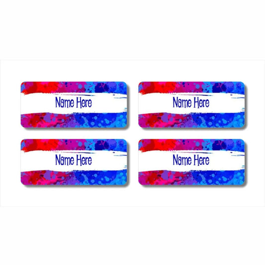 Splatter Rectangle Name Labels