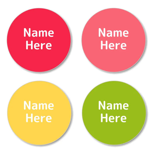 Tropical Shoe Dot Labels