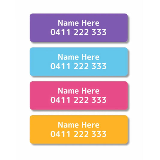 Vivid Iron On Clothing Labels