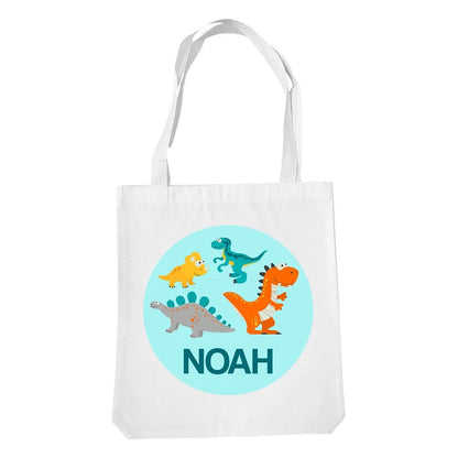 Dinosaurs White Tote Bag