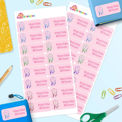 Dream Catcher Rectangle Name Labels
