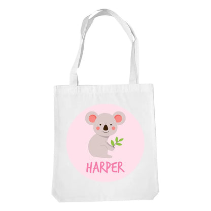 Koala White Tote Bag